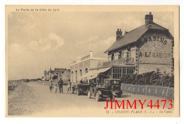 CPA - THARON-PLAGE - Le Casino ( Rue Bien Animée, Vieilles Voitures ) N° 72 - Edit. Océan Bazar - Tharon-Plage