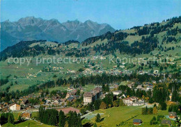 12668723 Villars Chesieres Fliegeraufnahme Mit Alpen Villars Chesieres - Autres & Non Classés