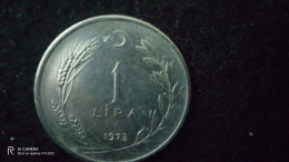 TÜRKİYE - 1972-   1  LİRA     - XF-   YÜKSEK KATALOG DEĞERİ - Turkey