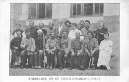 CHATILLON-de-MICHAILLE (Ain) - Ambulance 201 - Blessés Militaires Guerre 1914-18 - Non Classés