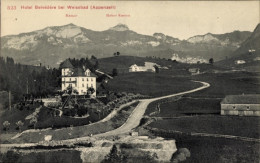 CPA Weissbad Halbkanton Appenzell Innerrhoden, Hotel Belvedere - Otros & Sin Clasificación
