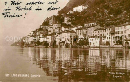 12666580 Gandria Lago Di Lugano Ansicht Vom Luganersee Aus Gandria - Autres & Non Classés