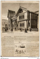 L'Exposition Universelle - Le Pavillon Suédois - Norvégien - Page Original - 1878 - Historische Dokumente