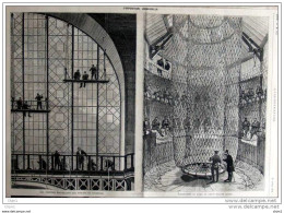 Exposition Universelle De 1878 - Paris - Les Peintres Aux Vitraux Du Vestibule - Page Original - 1878 - Documents Historiques