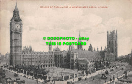 R536236 London. Houses Of Parliament And Westminster Abbey. No. 15 - Sonstige & Ohne Zuordnung