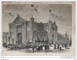 Exposition Universelle De 1878 - Paris - Pavillon De La Ville De Paris - Page Original - 1878 - Documents Historiques