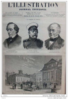 Lord Beaconsfield - Prince De Bismarck - Prince Gortschakoff - Palais Radiziwill à Berlin - Page Original - 1878 - Historische Dokumente