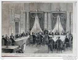 M. D´Oubril - Lord Russell - Lord Beaconsfield - Prince De Bismarck - M. De Hohenlohe - Page Original - 1878 - Historische Dokumente