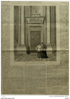 Le Tombeau Provisiore Du Pape à Saint-Pierre -  Page Original - 1878 - Historische Dokumente