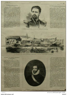 Général Hilarion Daza, Président De La République De Bolivie - Explosion à La Caserne -  Page Original - 1878 - Historische Dokumente