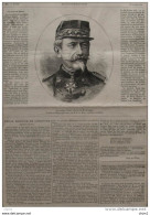 Général Réné -  Page Original - 1878 - Historische Dokumente