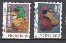 Nederland Persoonlijke Zegels: Fabeltjeskrant: Isadora Paradijsvogel + Harry Lepelaar, Gestempeld - Used Stamps