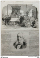 M. Gutierrez - L'exposition Universelle, Le Buffet Dressé Dans Le Pavillon De La Ville De Paris - Page Original 1878 - Documents Historiques