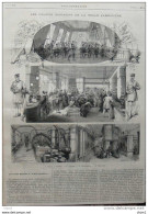 Les Grands Magasins De La Belle Jardinière - Salle à Manger, Caisse, Ascenseur, Sous-sol - Page Original 1878 - Documents Historiques