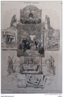 Rome Pendant Le Conclave - Page Original 1878 - Documents Historiques
