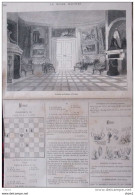 Le Salon De Voltaire à Ferney - Page Original - 1878 - Documents Historiques