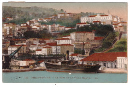 ALGERIE - PHILIPPEVILLE - Le Port Et La Ville Haute  - Andere & Zonder Classificatie