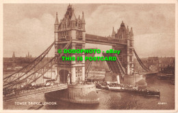 R536603 London. Tower Bridge. Valentine. Velvette Gravure - Other & Unclassified