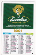 Calendarietto - Eccelsa Caffè - Tavagnacco Loc.cavalicco - Udine - Anno 2001 - Tamaño Pequeño : 2001-...