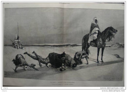 La Soif - Prisonniers Marocains - Tableau De Benjamin Constant - Page Original - 1879 - Documenti Storici