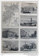 Inondation De Szegedin - Überschwemmung In Szegedin - Place Szechenyi - Page Original - 1879 - Documenti Storici