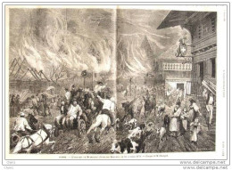 Suisse - L´Incendie De Meyringen - Page Original 1879 - Historische Dokumente