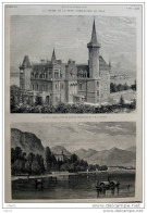 Villa Clara Prés De Baveno - Résidence De La Reine D´Angleterre - Page Original - 1879 - Documents Historiques