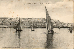ALGERIE - ALGER - 5 - La Ville Vue De L'entrée Du Port - Collection Régence A. L. édit. Alger - Otros & Sin Clasificación