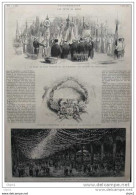 Les Fêtes De Nancy - Le Maire De Nancy Offrant Le Vin D´honneur - Page Original - 1879 - 1 - Documenti Storici