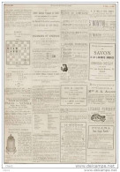 Échecs - Problème N° 492 Par M. Sardotsch à Trieste - Schach - Chess - Page Original 1879 - Documents Historiques