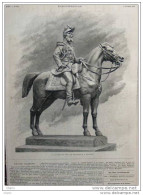 La Statue Du Duc De Brunswick à Genève - Genf - Page Original  1879 - Documents Historiques