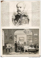 Général Rasgonoff - Ambassadeur Afghans Dans Le Cabinet De Général Kauffmann - Page Original 1879 - Documents Historiques