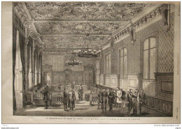 Le Réconstruction Du Palais De Justice - La Nouvelle Salle D'audience De La Cour De Cassation Page Original - 1879  -  3 - Documents Historiques