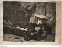 La Mort De Chramm - Tableau De M. Luminais - Page Original - 1879 - Historical Documents