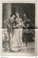 L'Amour Et L'Argent - D'après Le Tableau De M. Vely - Page Original 1879 - Documenti Storici