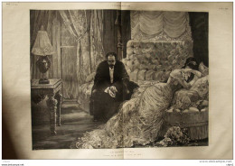 Le Retour Du Bal -  Tableau De M. J. A. Gervex - Page Original 1879 - Documenti Storici