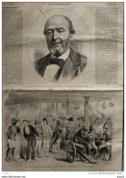 Saint-Réné Taillandier - Bal Costumé Donné Le Mardi Gras à Bord Du BORDA - Page Original - 1879 - Documenti Storici