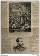 Henry Houdaille, Tué Par Les Canaques à Poya - Sainte-Elisabeth De Hongrie Assistant Les Pauvres - Page Original - 1879 - Documenti Storici