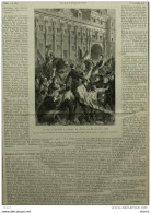 Le Duc D'Orleans à L'hôtel De Ville - Page Original 1879 - Historische Documenten