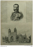 Lord Chelmsford - Lille, Le Palais Rameau - Page Original 1879 - Historische Dokumente
