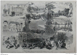 "La Venus Noire", Pièce En Cinq Actes De M. A. Belot - Sur Le Nil - Page Original 1879 - 2 - Historische Documenten
