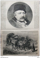 Ivan De Woestyne, Correspondant Du New York Herald - Page Original 1879 - Historische Dokumente