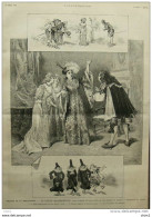 Théâtre De La Renaissance "La Petite Mademoiselle", Opéra-comique De MM. Meilhac Et Halévy - Page Original 1879 - Documenti Storici