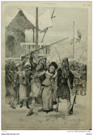 Théâtre Des Nouveautés - "Fatinitza", Opéra-comique De MM. Delacour Et Wilder - Page Original 1879 - Historical Documents