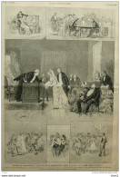 Théâtre Du Palais Royal - "Le Mari De La Débutante", Comédie En Quatre Actes De MM. Meilhac Et Halévy Page Original 1879 - Documenti Storici