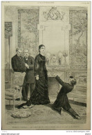 Théâtre Du Vaudeville - Les Aventures De Ladislas Bolski", Pièce En Cinq Actes, Par M. Cherbuliez - Page Original 1879 - Historical Documents