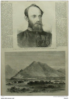 Le Major Cavagnari - Afghanistan - La Ville De Caboul - Kaboul - Page Original 1879 - Documents Historiques