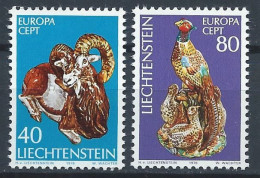 Liechtenstein YT 585-586 Neuf Sans Charnière XX MNH Europa 1976 - Ungebraucht