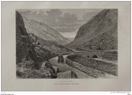 Col De Llanberis -  Page Original 1879 - Historical Documents