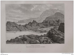 Rochers D'Ilfracombe -  Page Original 1879 - Historische Dokumente